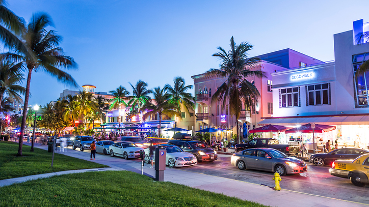 Ocean Drive in Miami, FL