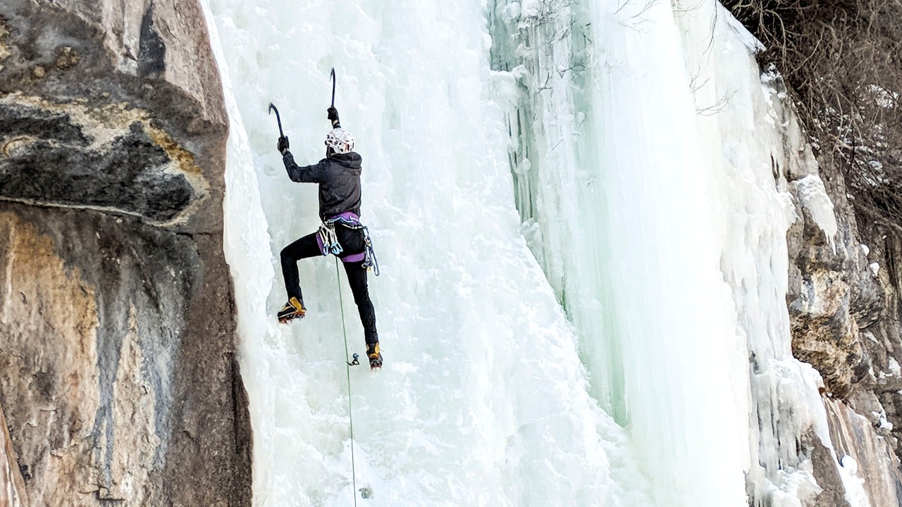 Walk on a wall of ice.
